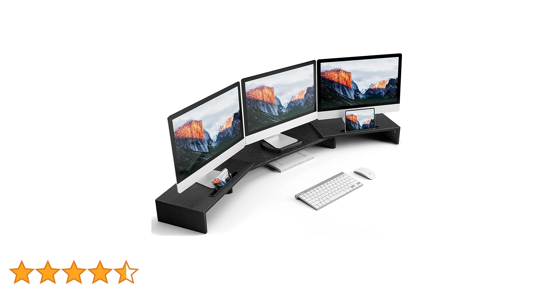 トレーダー必見!22インチワイドモニター4枚 +モニタースタンド+高性能PC トレーディングPC4 FX 株 デイトレ 仮想通貨 22型×4画面マルチ